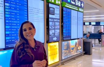 Fortalece Mara Lezama conectividad aérea del Caribe Mexicano con la nueva ruta Monterrey–Cozumel