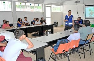 Seguridad Pública imparte plática sobre factores de riesgo, toma de decisiones y prevención de adicciones en la secundaria José Vasconcelos