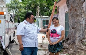Juntos Limpiamos Cozumel llega a la colonia 10 de Abril por atención directa a las peticiones ciudadanas