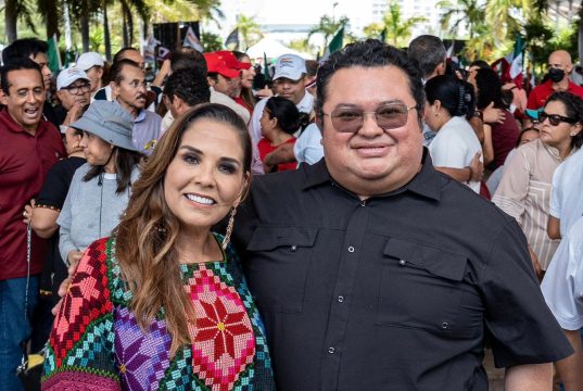 Chacón junto a Mara Lezama destaca trabajo de Claudia Sheinbaum, dos años haciendo historia a favor del pueblo
