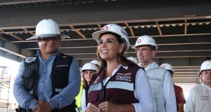 Constata Mara Lezama avance del 42% en la construcción del nuevo Hospital General del ISSSTE en Chetumal