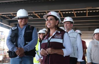 Constata Mara Lezama avance del 42% en la construcción del nuevo Hospital General del ISSSTE en Chetumal