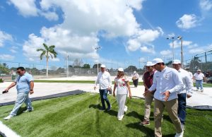 Con el proyecto “Mundial Social 2026”, Mara Lezama impulsa nuevos espacios para que ruede el balón en Bacalar